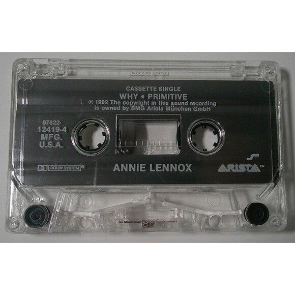 Annie Lennox Why Cassette Single Arista 1992 - Picture 3 of 7